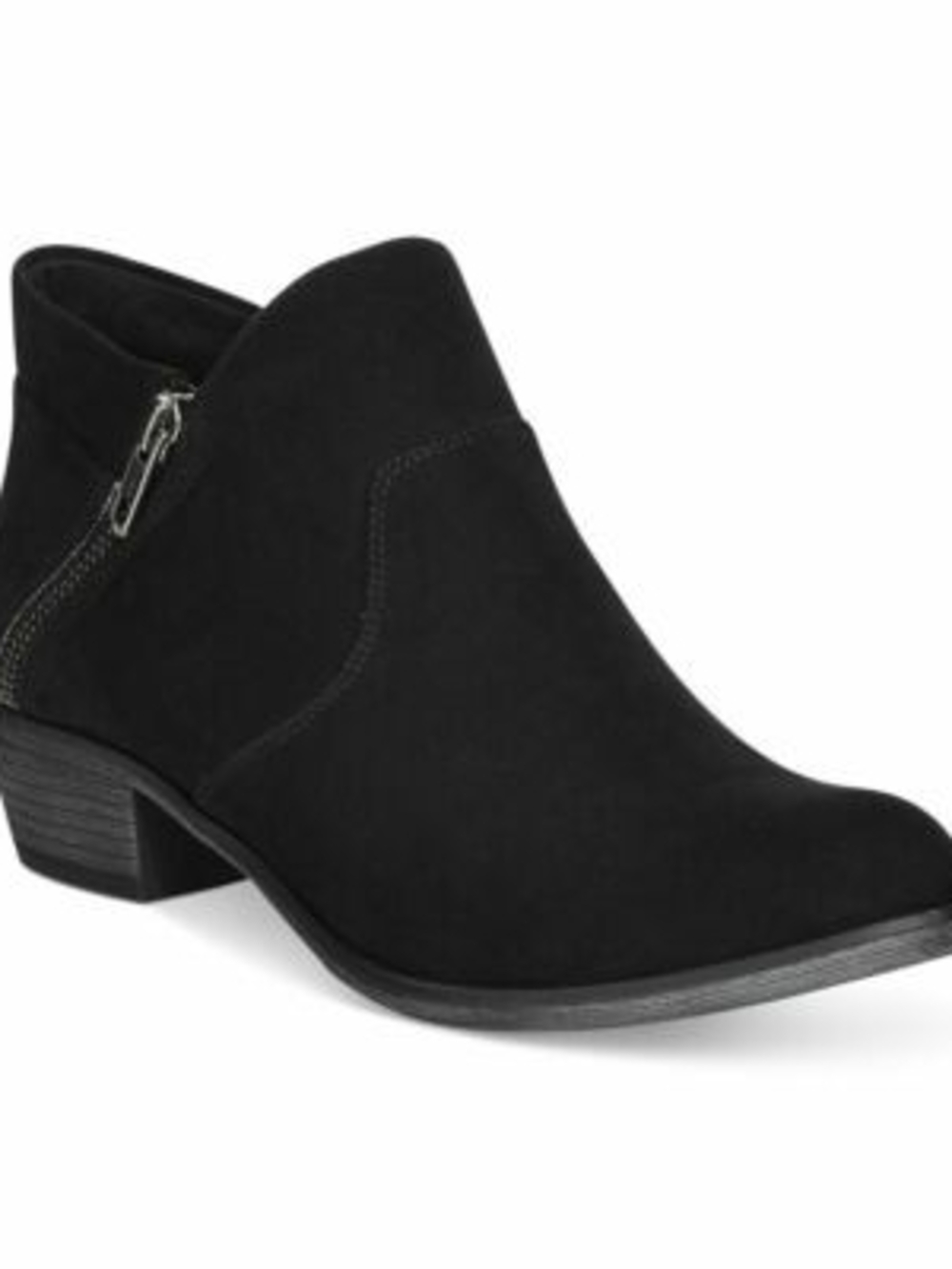American Rag Womens Abby Black Almond Toe Ankle Boots 10